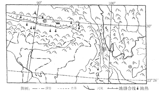 2010年高考地理二模 2010年湖南高考地理二模 正文  材料二地缝合线