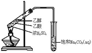 【题文】(14分)实验室用如图所示的装置制取乙酸乙酯.