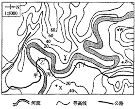 2011年广东高一地理真题 正文 【题文】下图为某地区等高线地形图