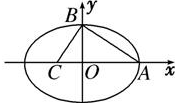 的顶点与焦点,若∠ abc=90°,则该椭圆的离心率为 (  )