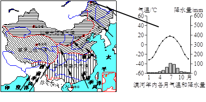 2013-2014学年江苏南京高淳区八年级上学期期中调研检测地理试卷(带