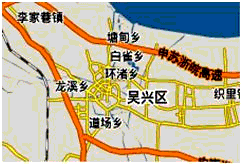 如图是吴兴区的大致地理位置,王明同学对该图建立坐标