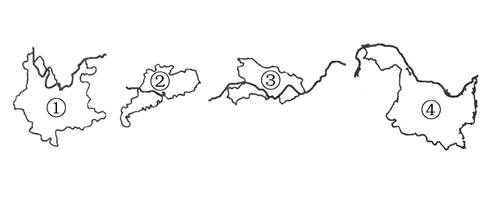 初中地理试题 中国的自然环境 【题文】流经图中四省区的河流为.