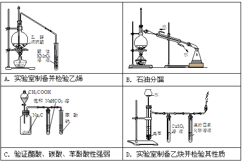 a,乙醇易挥发,乙醇可使酸性高锰酸钾溶液褪色,所以该装置可以制备乙烯