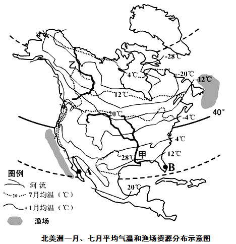 2015年河南高三地理真题 正文 【题文】(18分)读北美洲的相关资料图