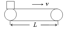 高中物理试题  【题文】如图所示,水平传送带以m/s 2.求
