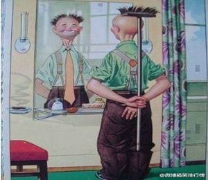 阅读下面的漫画,根据其内容写一段议论性的话