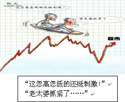 该漫画说明投资股票具有 A.收益性 B.流通性 C