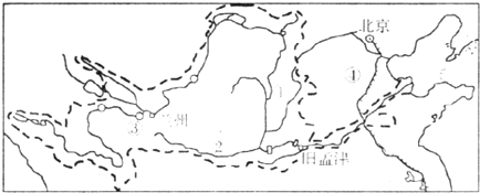 读黄河水系图,回答下列问题.