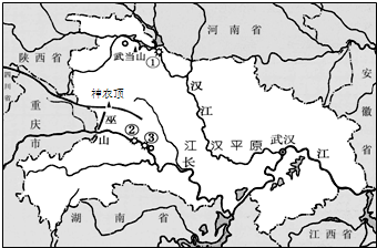 读"湖北省图",回答问题.