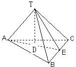 已知在三棱锥t-abc中,ta,tb,tc两两垂直,t在地面abc上的投影为d,给出