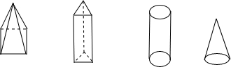 试题分析:根据四棱锥,三棱柱,圆柱,圆锥及其表面展开图的特点解答并