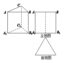 的正三棱柱的主视图是一边长为2的正方形,则该三棱柱的左视图的面积为