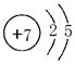 (1)n的原子序数为7,原子结构示意图为