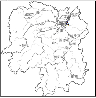 请根据所学知识,结合湖南省地图,回答下列问题.(7分)图片
