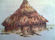 该图房屋是哪一远古居民居住的房屋? a.北京人 b.半坡人 c.