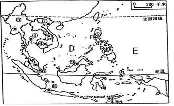 读东南亚地图,完成下列问题. ①02020202