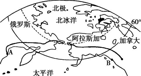 高中地理试题 人地关系的历史 白令海峡是连接北美洲和亚欧