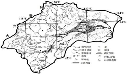 材料一:西辽河流域示意图