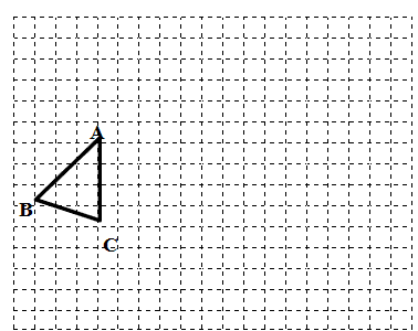 将△abc向右平移7个方格得到△a′b′c′,再向上平移6