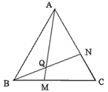 (1)如图,正△abc中,点m与点n分别是bc,ca上的点,且bm=cn,连接am,bn,两