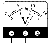 "电压表的示数是________v. "