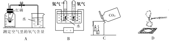 (4分)请根据下面的实验示意图,回答问题.