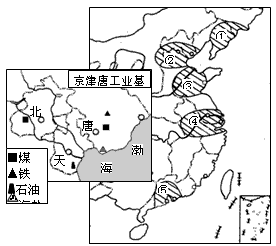 说明了我国工业 (沿海,沿河)分布,首都钢铁公司位于京津唐工业基地