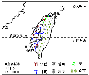 (1)台湾省包括台湾岛,以及附近的澎湖列岛,________(图中①处)岛等图片