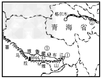 初中地理试题 中国的地理差异 读图回答下列问题.(1)拉萨是.