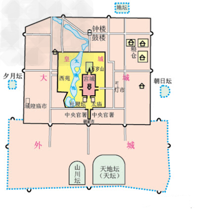 元朝都城人口_元朝大都城图片