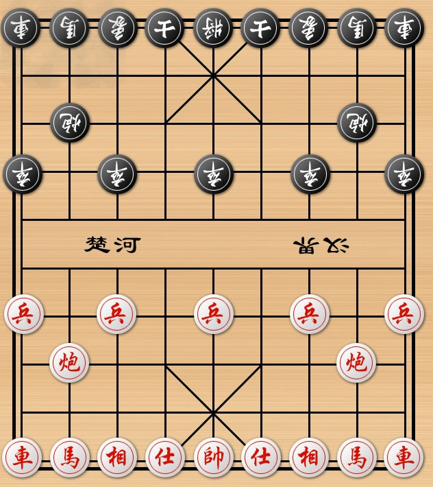 棋盘上的历史右图是一张摆满棋子的中国象棋棋盘.观察