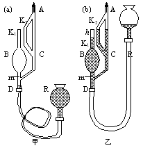 麦克劳真空计是一种测量极稀薄气体压强的仪器