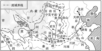 "我国的黄河流域存在着严重的生态问题,其中水土流失.