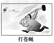 漫画《打苍蝇》给我们的启示是 [     ] A.承认矛盾的普遍性是坚持唯物辩证法的前提 B.应该充分发挥人的主观能动性 C.要集中力量解决主要矛 – 新东方在线网络课堂