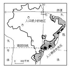 巴西的城市和人口_巴西人口分布图